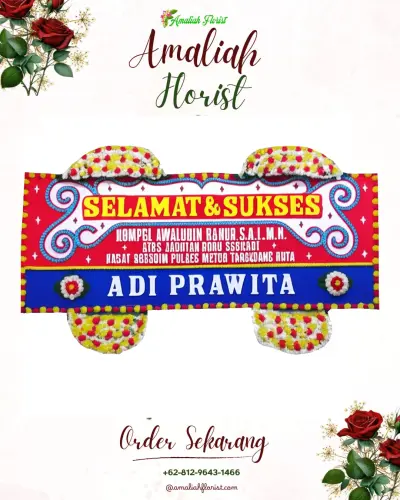 Karangan Bunga Ucapan Selamat di Sidarata